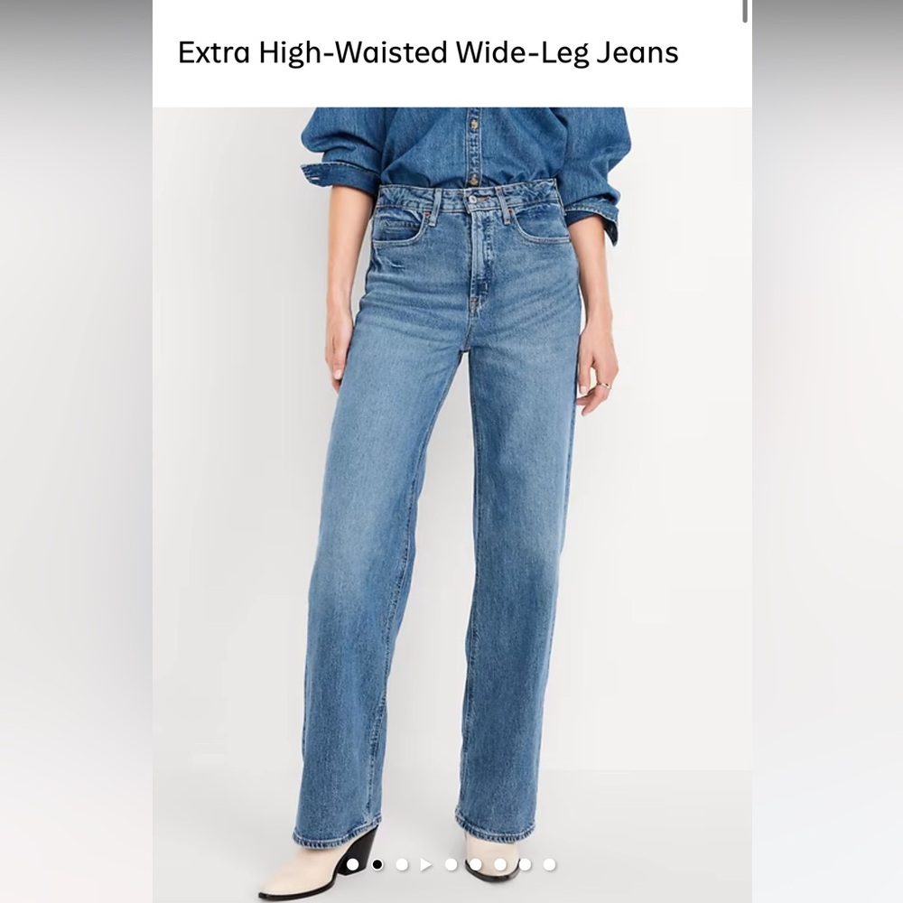 Old Navy High-Waisted Wide-Leg Jeans